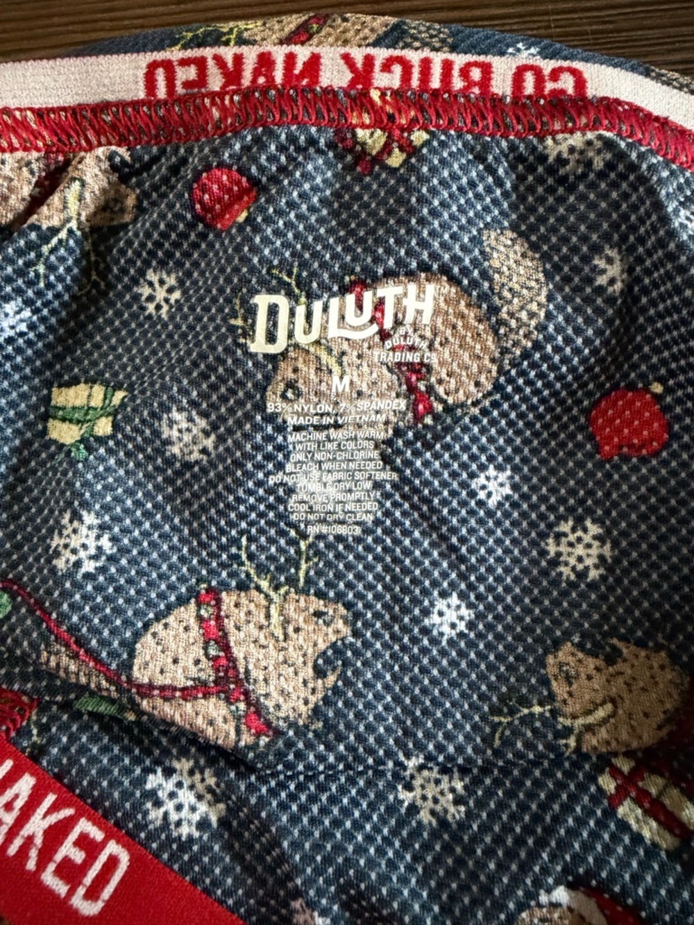 NWOT- Duluth Trading High Cut Christmas Undies - set of 3 - Picture 6 of 8